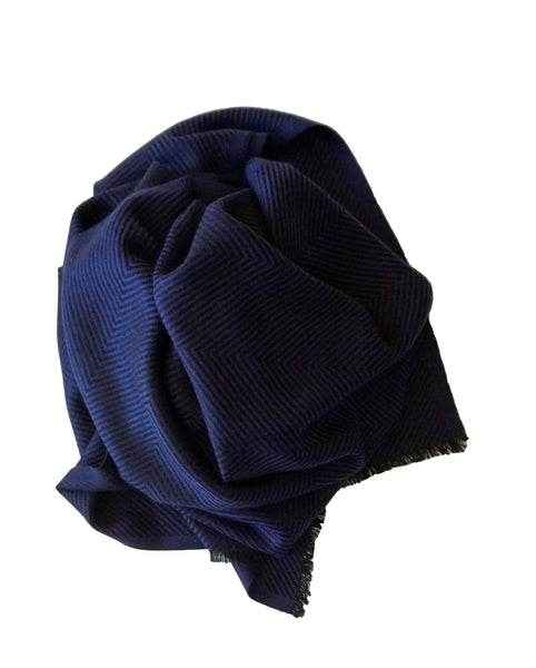  Beautiful classic man’s scarf handmade in cashmere - Marie-Pierre Rousseau